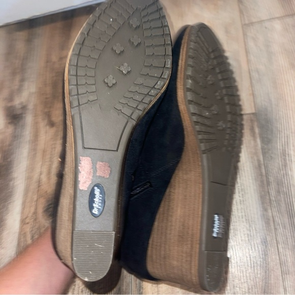 Dr. Scholl's Women's Wedge Create Ankle Boot Booties Black Suede Size 10 EUC - Picture 6 of 6